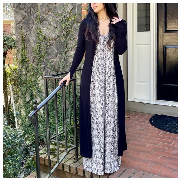 SNAKESKIN PRINT TANK MAXI DRESS - Picture 6 of 6